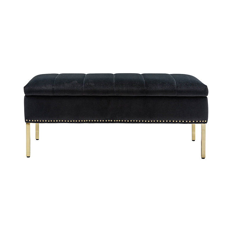 Egmund Upholstered Flip Top Storage Bench - Stylish Ottoman with Hidden Storage for Bedroom, Living Room & Entryway - Perfect for Home Organization & Extra Seating