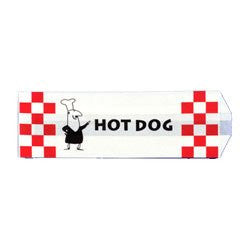 Hot Dog Bags 100 Pack - Premium Disposable Hot Dog Wrapping Paper for Food Trucks, Restaurants & Outdoor BBQ Parties - Leak Proof & Grease Resistant