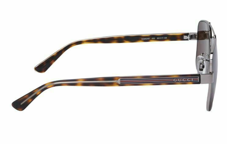 Gucci GG 0529S 002 Gray/Brown Polarized Sunglasses for Women & Men - Luxury Designer Shades for Driving, Beach & Outdoor Fashion