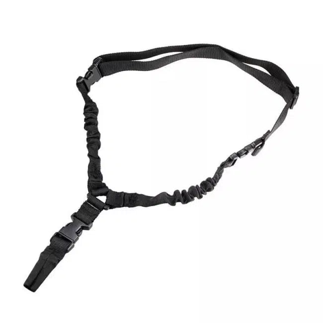 Tactical Single Point Bungee Sling Rope - Adjustable Military-Grade Elastic Cord for Weapon Retention, Gear Attachment & Outdoor Activities - Perfect for Hunting, Hiking & Tactical Operations