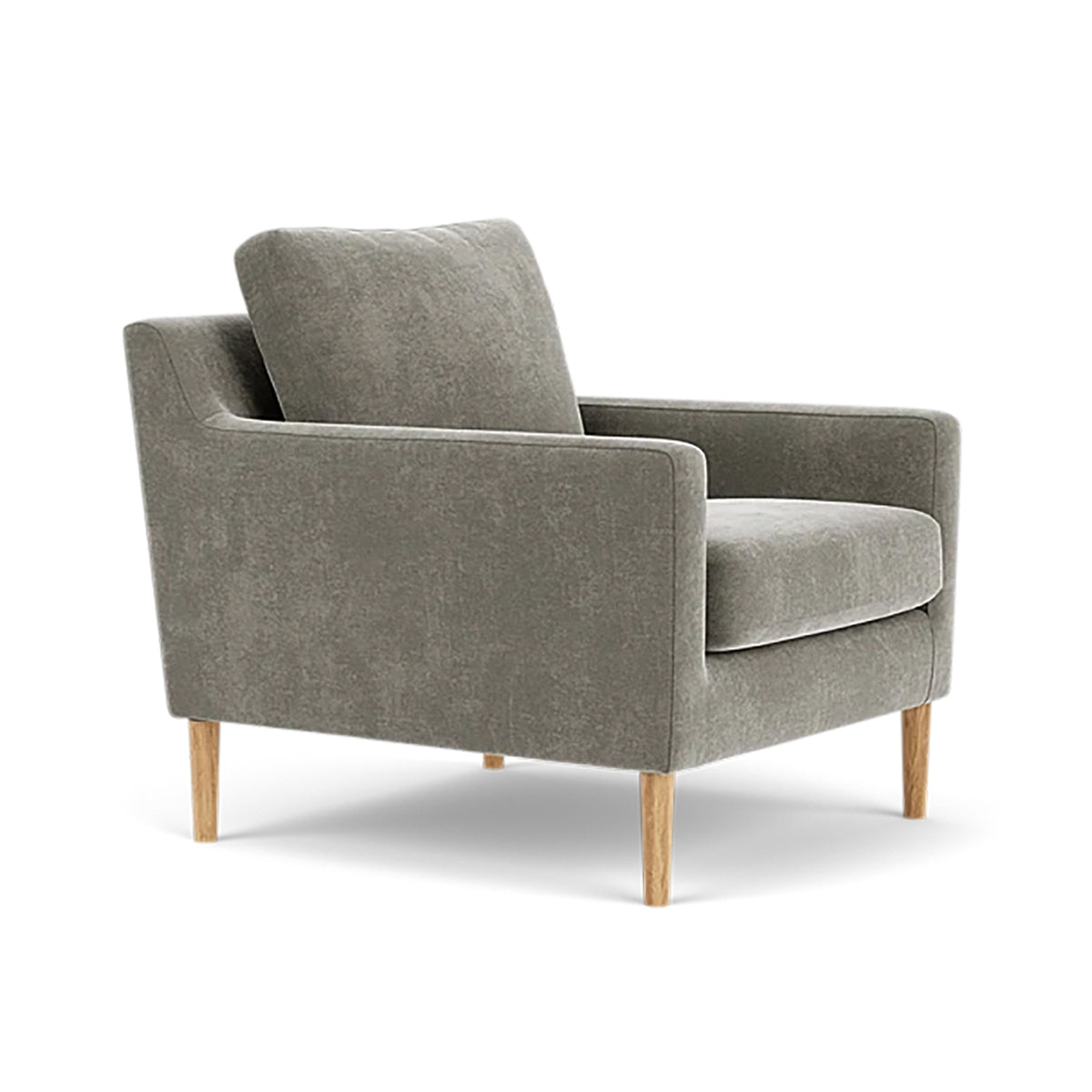 Astha Fabric Armchair - Modern Upholstered Accent Chair for Living Room, Bedroom & Office - Comfortable Lounge Chair with Soft Fabric & Sturdy Frame