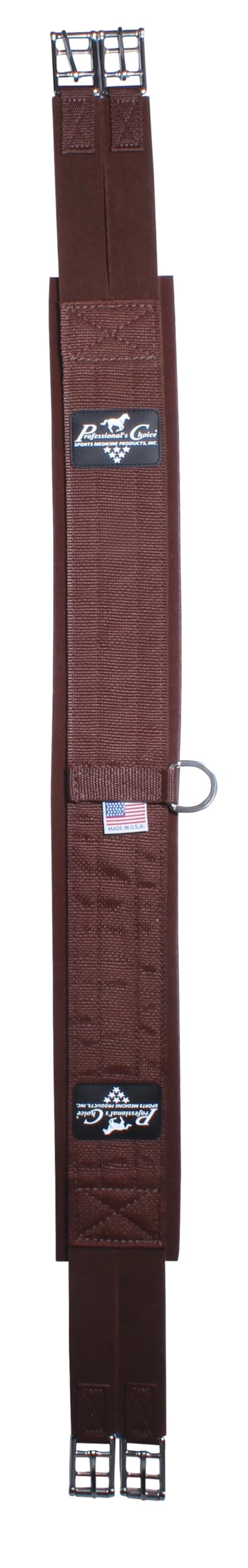 Professional's Choice SMX English Girth for Horses | Black or Brown | Size 34