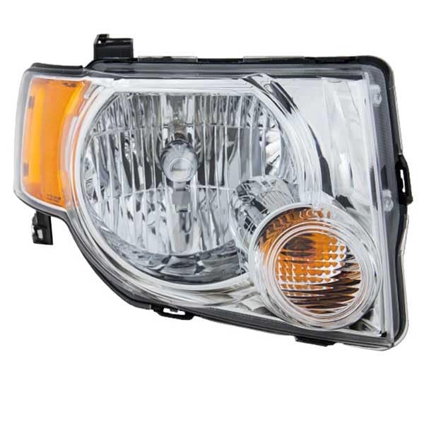 Replacement Halogen Headlight for 2008-2012 Ford Escape - Right Passenger Side Headlamp with Bulb Included | Perfect for Night Driving & Off-Road Adventures