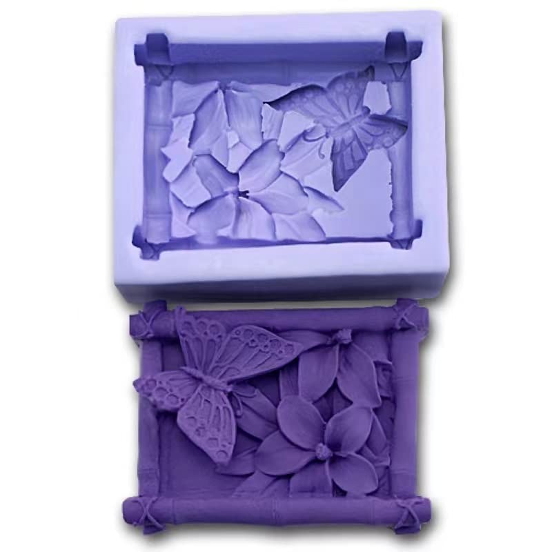 Butterfly & Flower Silicone Molds for DIY Soap Making - Halloween & Spring Craft Art Supplies - Perfect for Handmade Soaps, Candles, Resin Art, and Home Decor Gifts