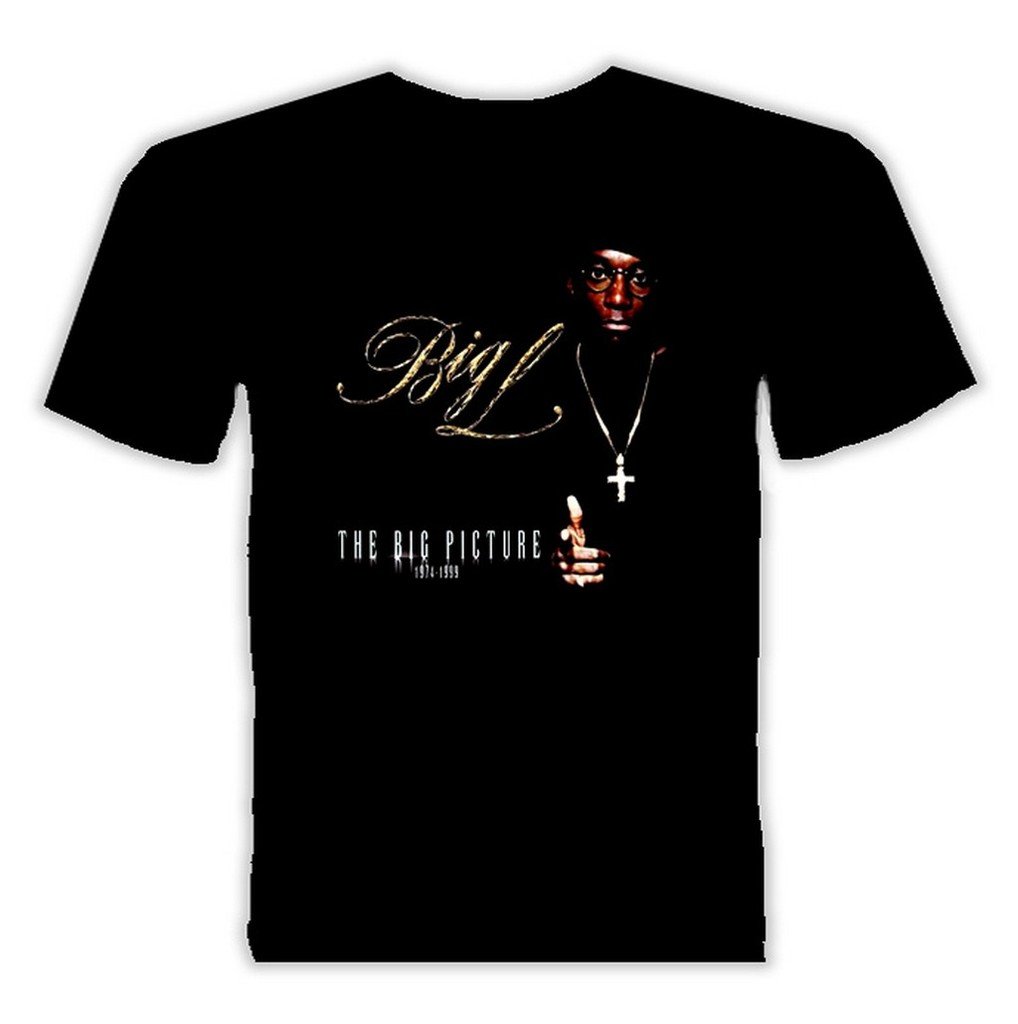 Big L Big Picture Hip Hop Rap T-Shirt - World Star Hip Hop Official Merch - Perfect for Concerts & Streetwear Fashion