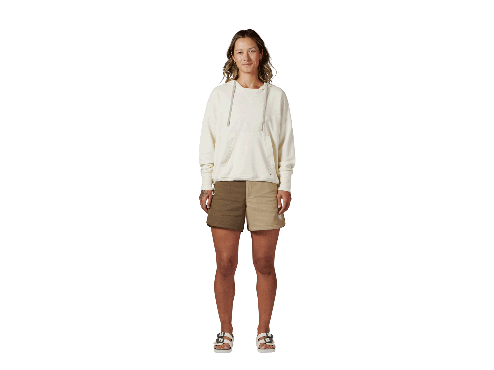 Kinisi Women's Hemp Shorts - Breathable & Comfortable Summer Casual Shorts for Yoga, Beach, and Outdoor Activities