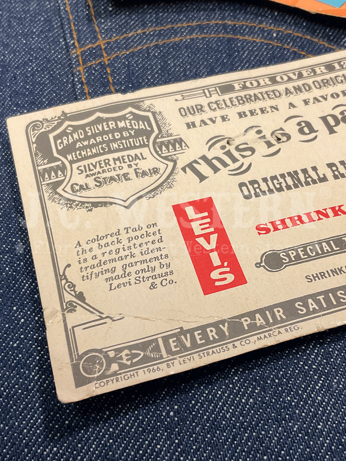 Levi's 20517 0217 Men's Vintage 517 Rigid Made in USA Jeans - Navy Blue 42x32 for Casual Wear & Everyday Style
