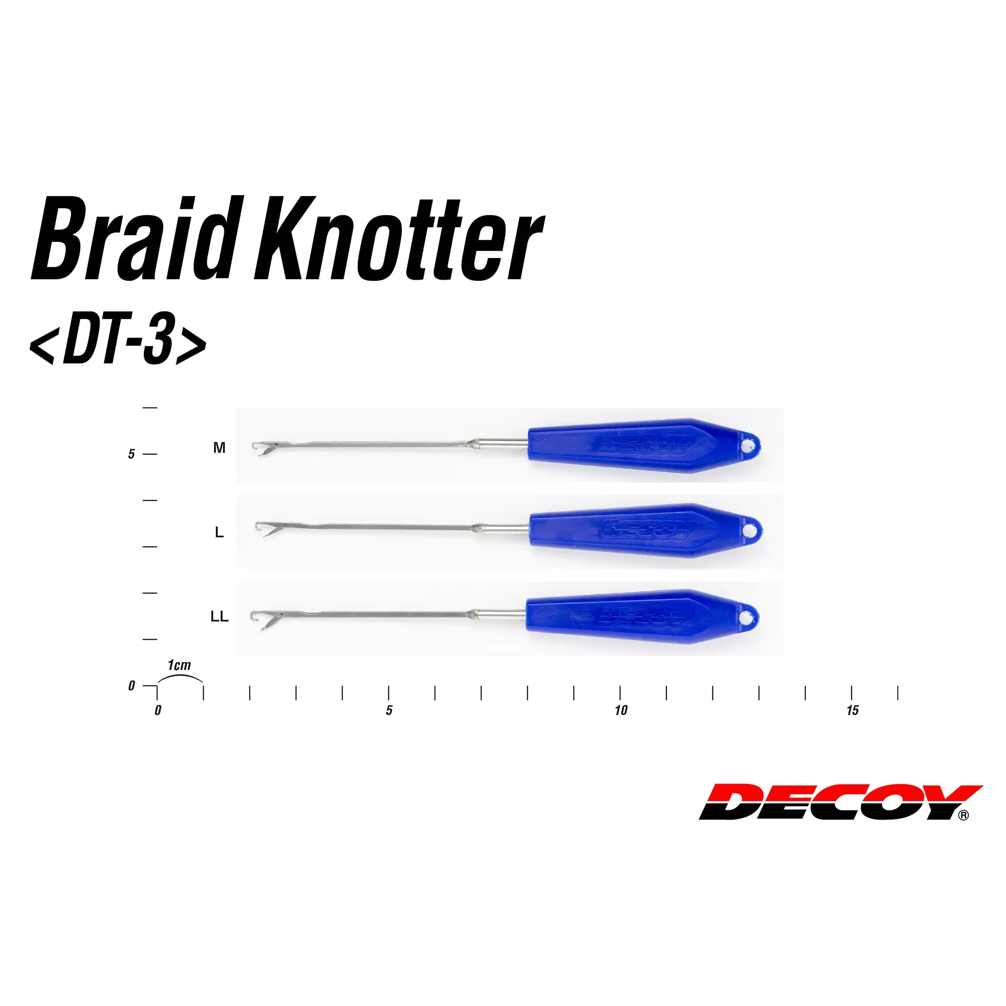 Decoy DT 3 Braid Knotter Assist Splicing Needles - Professional Fishing Knot Tying Tool for Saltwater & Freshwater Anglers - Perfect for Fly Fishing, Trolling and Offshore Fishing