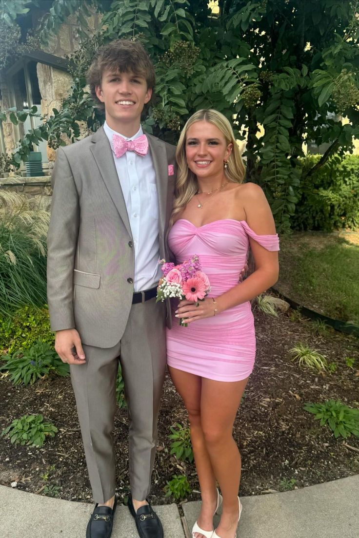 Elegant Off Shoulder Pink Short Prom Dress for Homecoming - Sheath Style J5767 | Perfect for Parties, Dances & Special Occasions