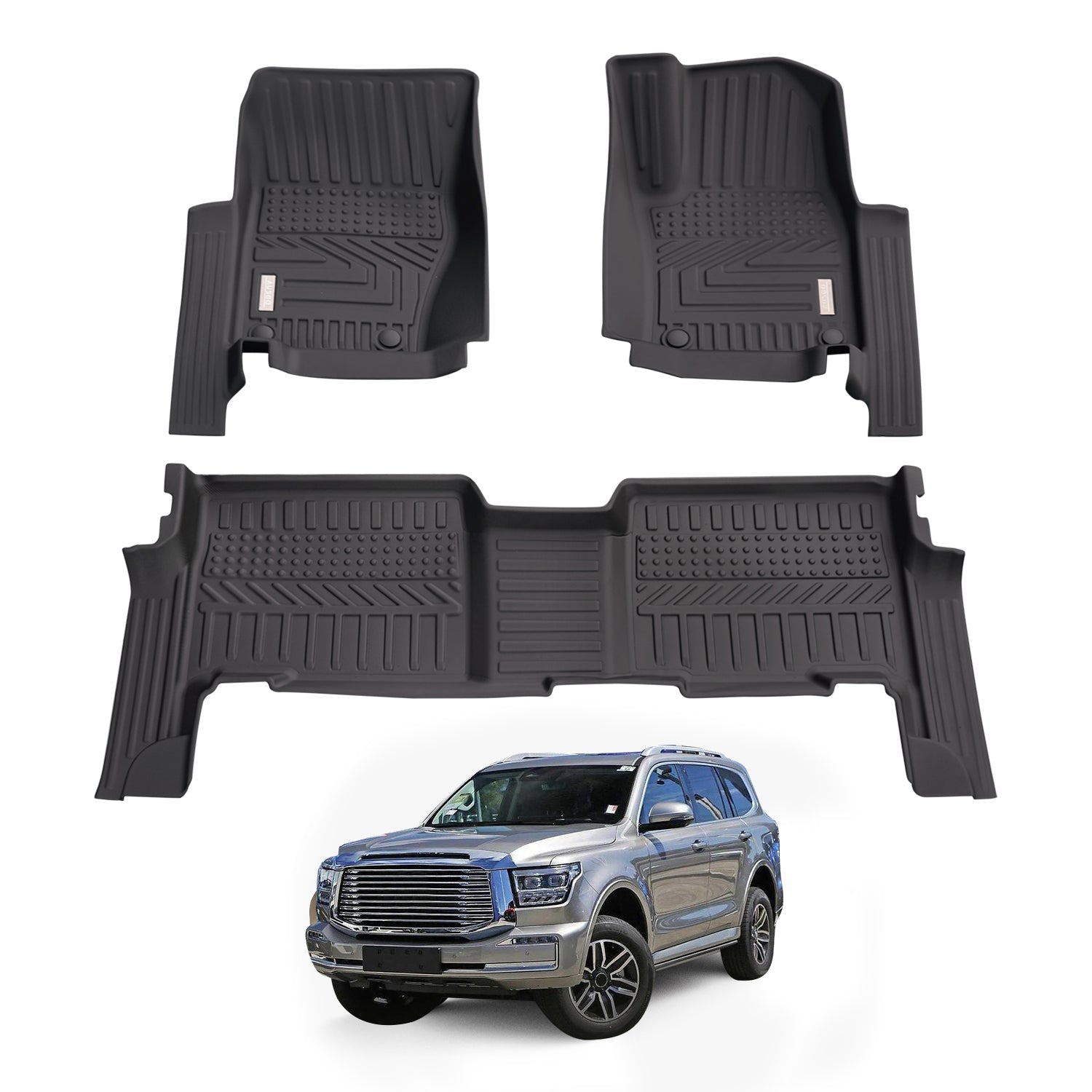 5D Custom Fit Car Floor Mats for GWM Tank 500 (2024-Present) - All-Weather Protection, Non-Slip Design - Perfect for Off-Road Adventures & Daily Commuting
