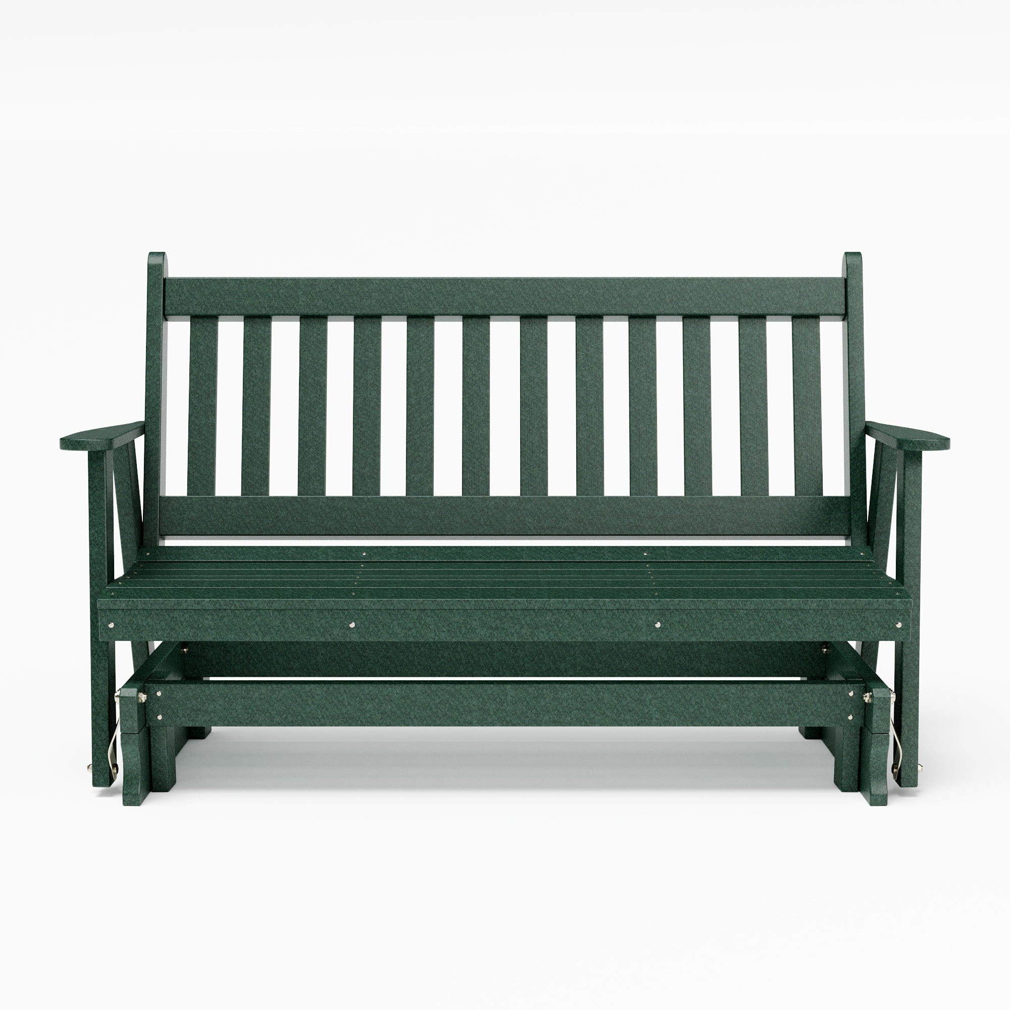 Keystone Amish Co. Franklin Poly Composite Porch Glider - Durable Outdoor Bench Swing for Patio, Garden, Deck - Weather-Resistant & Low Maintenance Gliding Bench for Relaxing Outdoors