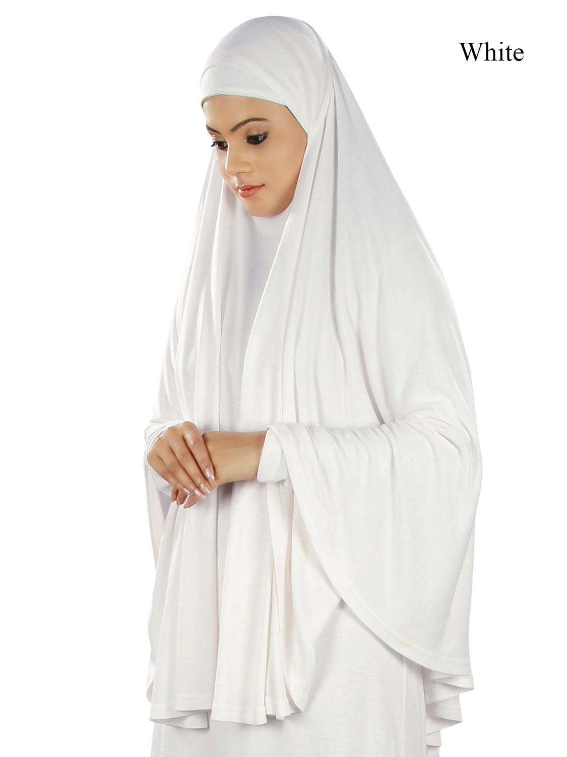 Soft Viscose Jersey Khimar Scarf - Islamic Prayer Hijab for Women - Perfect for Salah, Eid, and Daily Wear