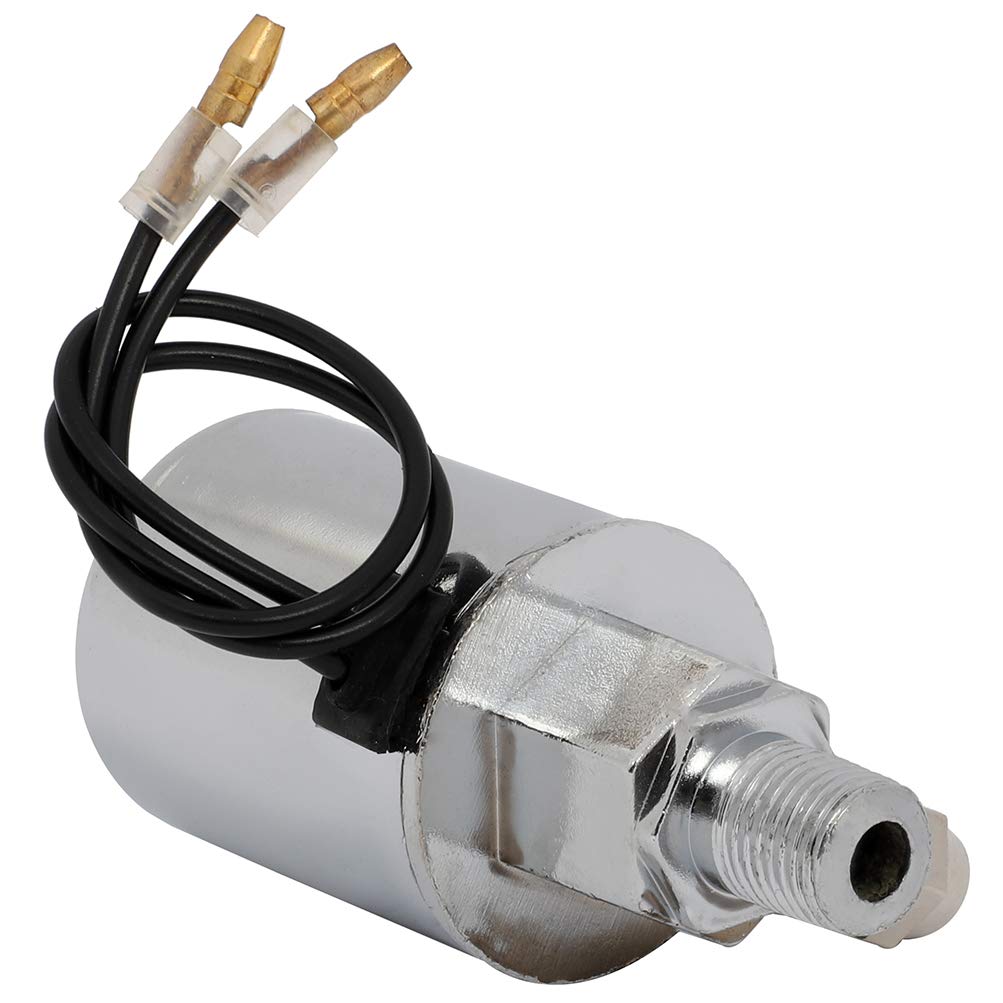 12V DC Electric Solenoid Valve with VITON Gasket - Normally Closed Air, Gas & Fuel Valve for Vehicles - Durable & Super Loud - Perfect for Automotive, Marine & Industrial Applications