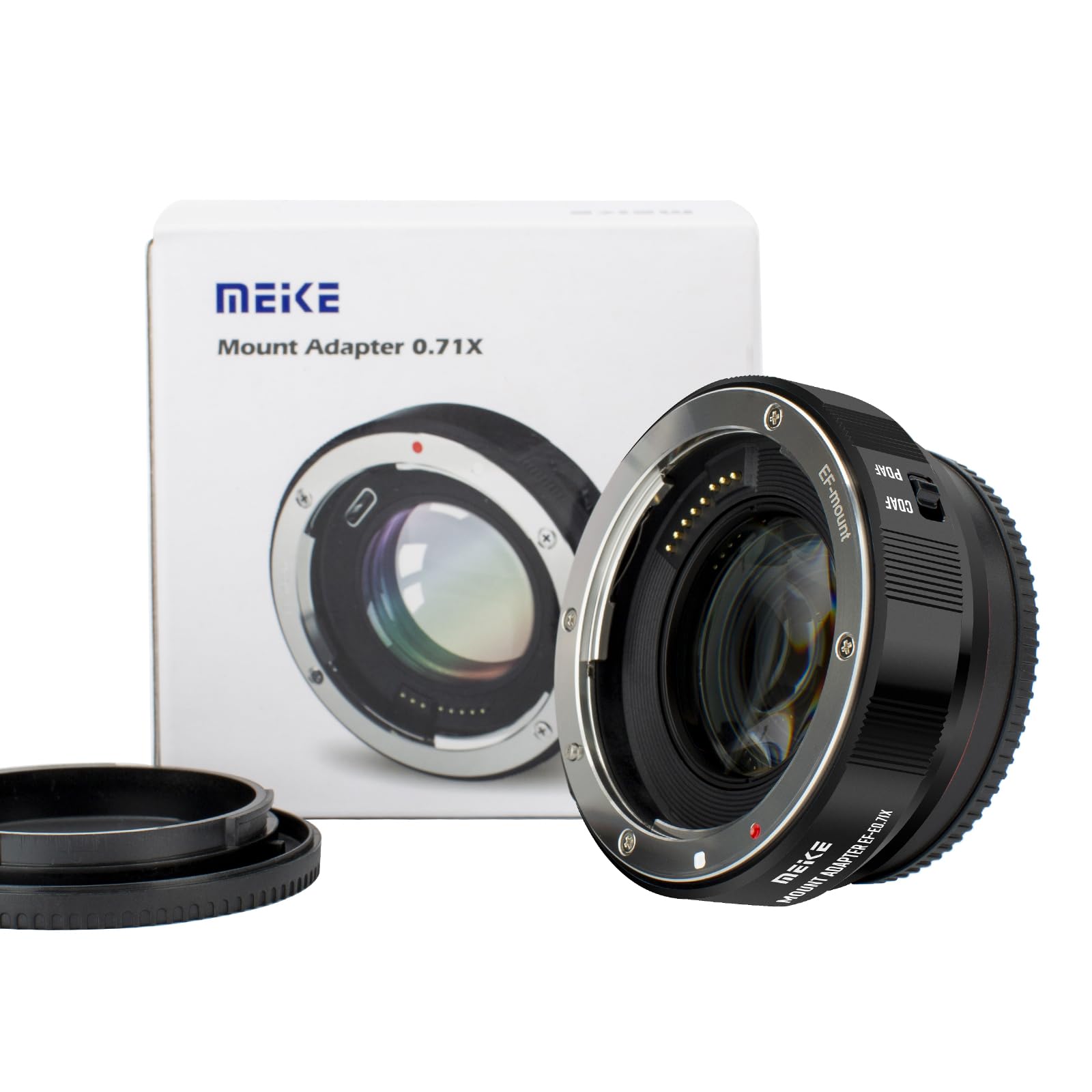 Meike MK-EFTE-071X 0.71X Auto Focus Speed Booster Lens Adapter - Canon EF to Sony E Mount for A6000 A6100 A6300 A6400 A6500 A6600 A6700 Cameras - Perfect for Low Light Photography & Videography