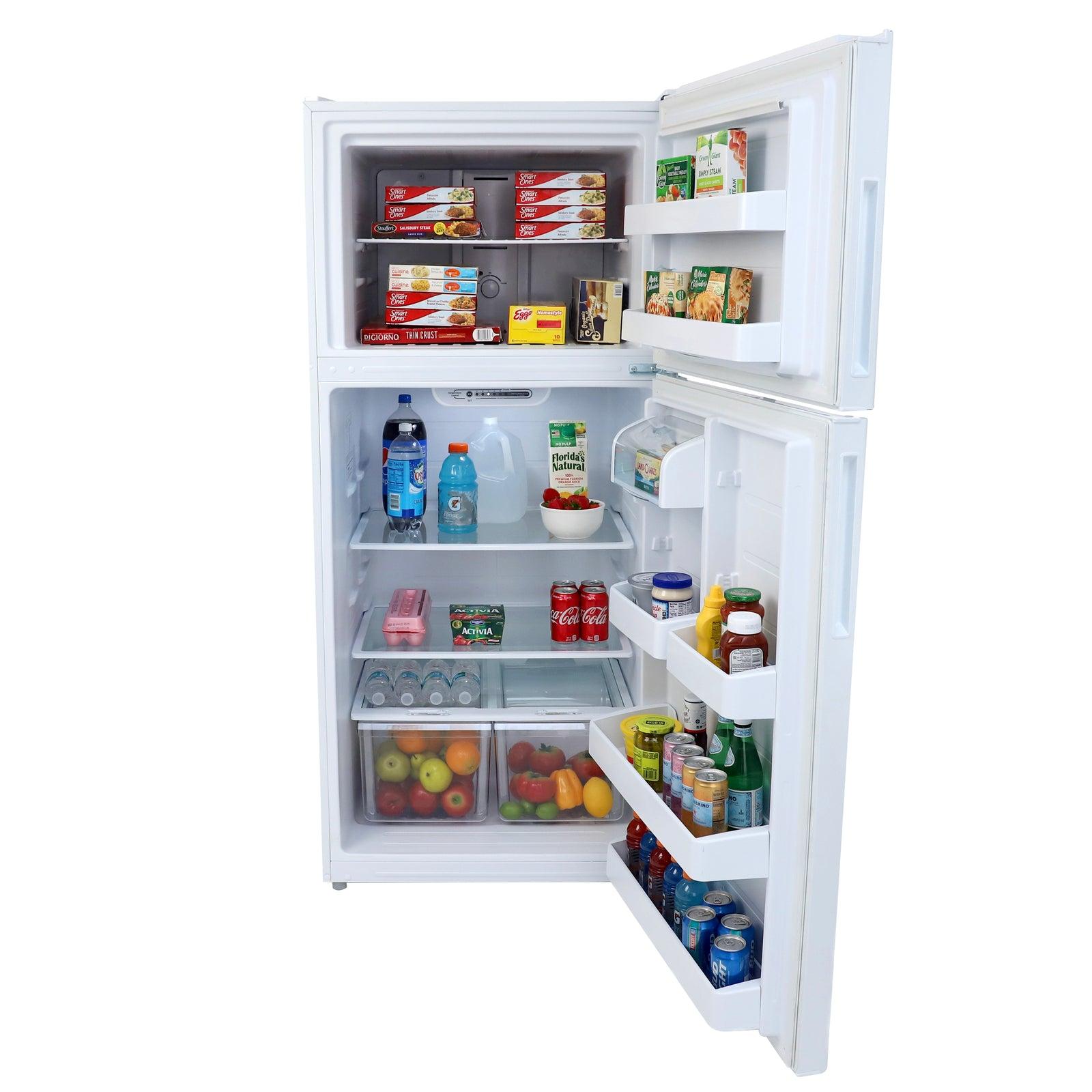Avanti FF18D3S4 18.0 Cu. Ft. Frost-Free Compact Refrigerator for Apartments - Perfect for Small Kitchens, Dorms & Studio Living Spaces