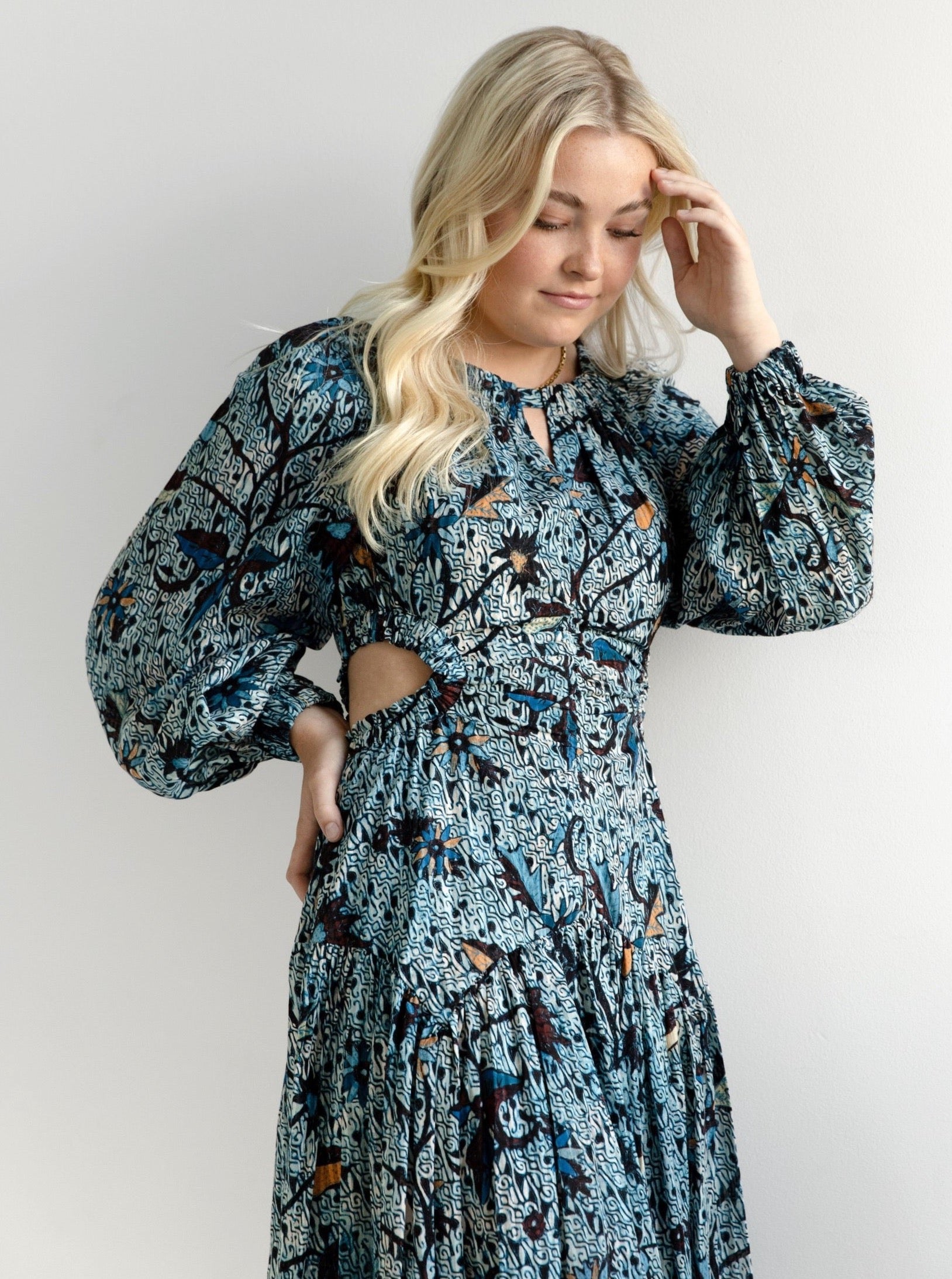 Ulla Johnson Helia Dress - Floral Print Maxi Dress for Women | Boho Chic Summer Dress | Perfect for Beach Vacations, Weddings & Date Nights