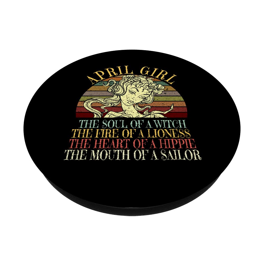 April Birthday Zodiac PopSockets: Aries & Taurus Horoscope Swappable PopGrip for Women - Perfect for Phones, Tablets & Laptops