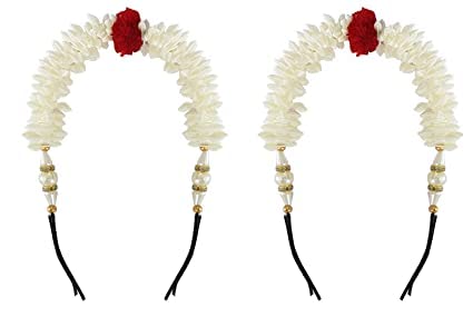 Wizme Hair Gajra for Women - Elegant Bun Decoration Hair Accessories for Girls (Multicolor Pack of 1) | Perfect for Weddings, Parties & Traditional Outfits