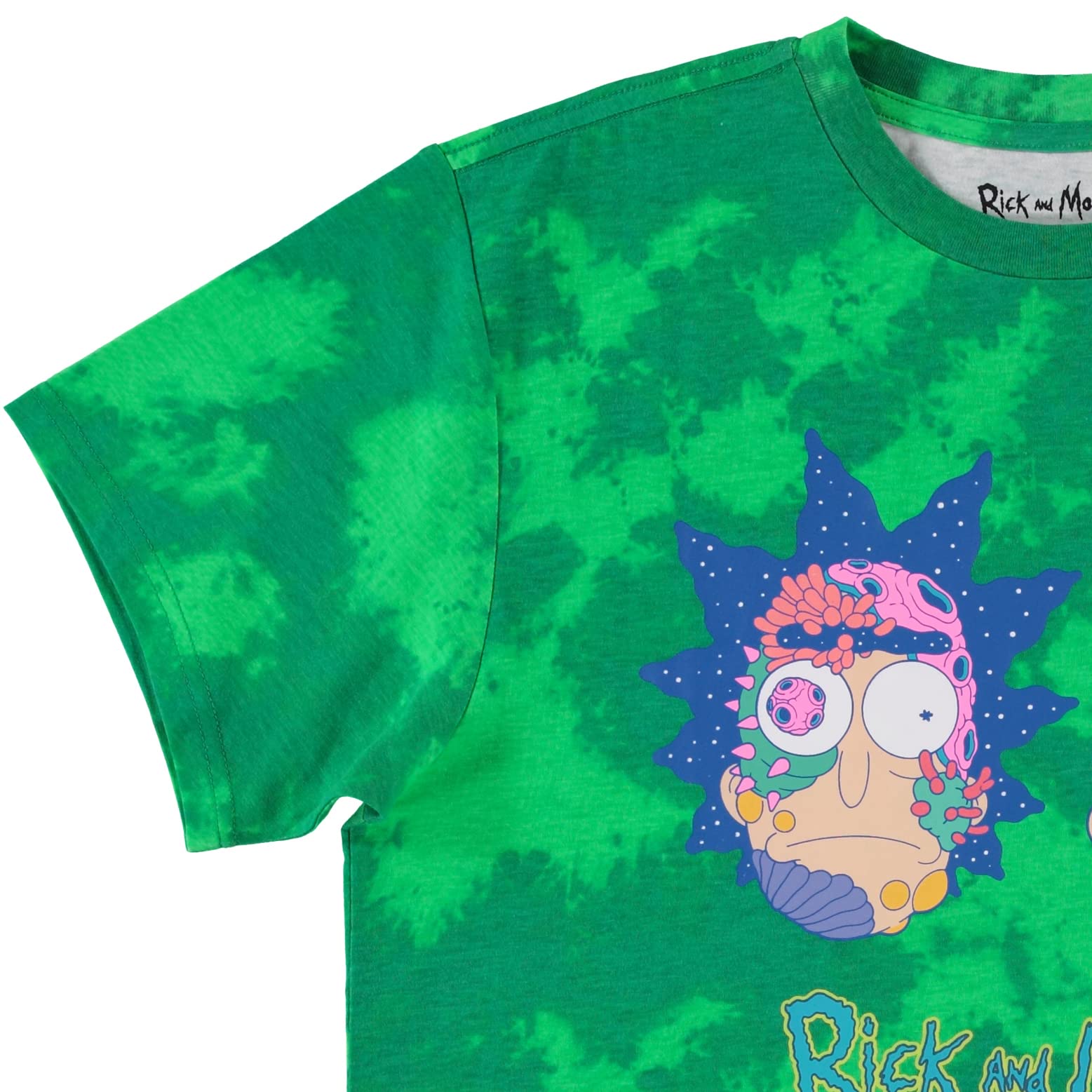 Rick & Morty Tie Dye T-Shirt for Men - Casual Graphic Tee for Fans