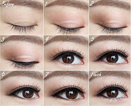 Nasmodo 600 Pcs Invisible Waterproof Eyelid Tape - Double Eyelid Stickers for Natural Eye Makeup, Eye Shadow Tools with Fork (Beige) | Perfect for Asian Monolid Enhancement & Everyday Beauty Routine