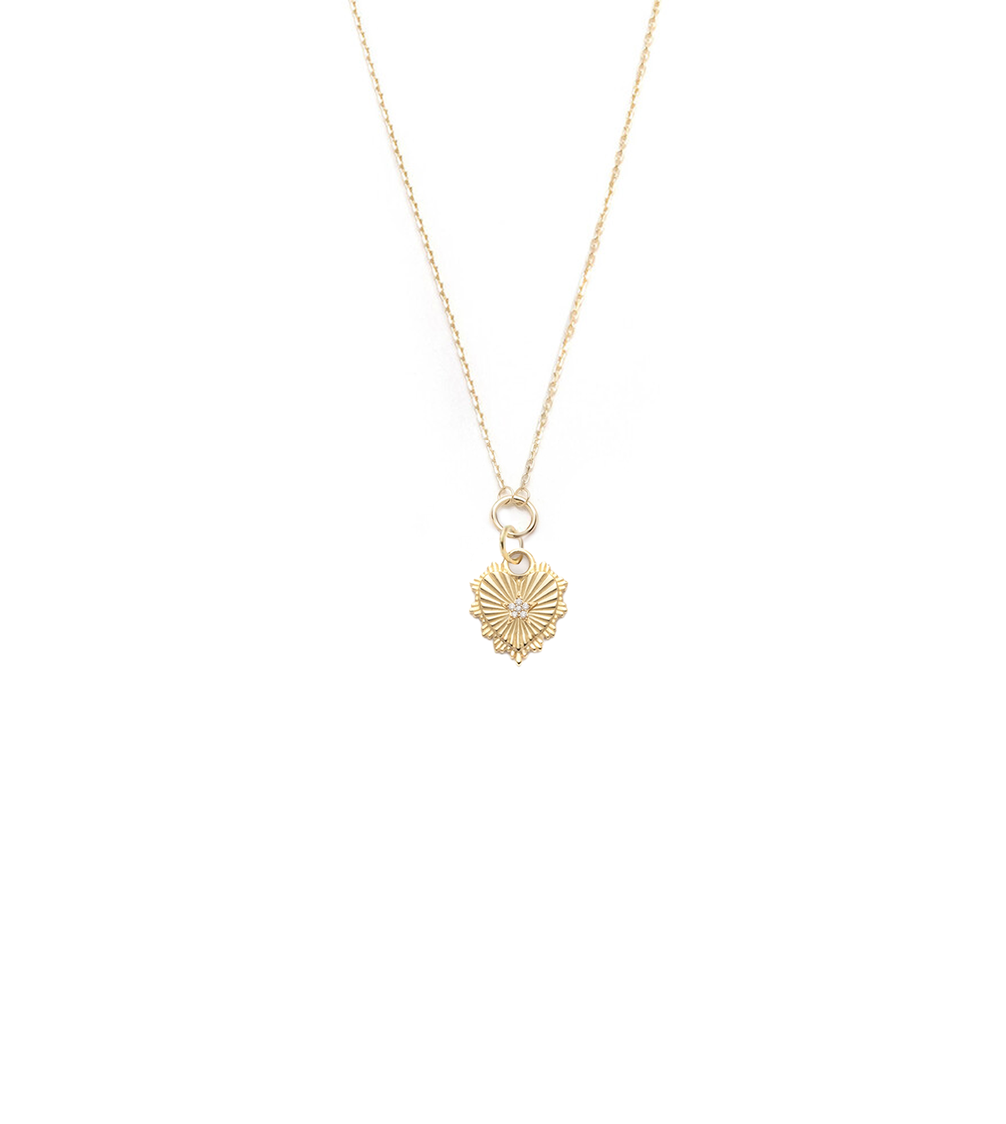 Miniature Heart Pave Drop Necklace - Dainty Love Symbol Jewelry for Women | Perfect Gift for Valentine's Day, Anniversary & Romantic Occasions