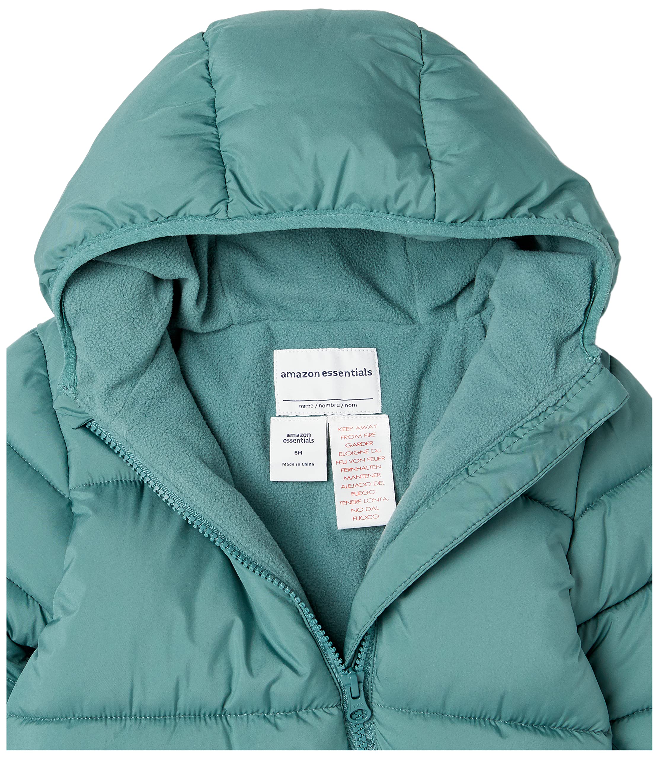Amazon Essentials Unisex Baby Puffer Bunting Suit - Warm Winter Snowsuit for Infants & Toddlers - Perfect for Outdoor Play, Snow Days & Cold Weather Adventures