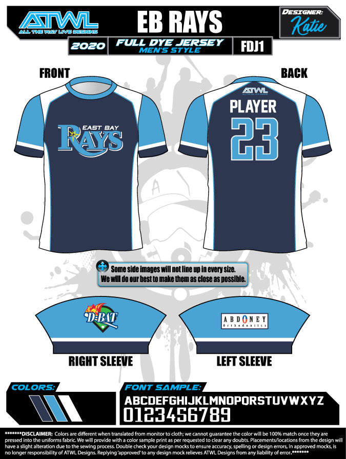 East Bay Spring 2020 Baseball Jerseys - Custom Team Uniforms for Youth & Adult Baseball Leagues - Perfect for Games, Practices & Tournaments