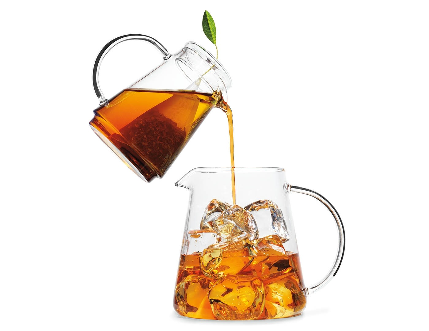 Premium Glass Iced Tea Pitcher Set with 10 Tea Sampler - Perfect for Summer BBQs, Picnics & Outdoor Entertaining