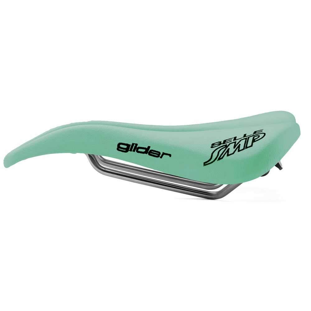 Selle SMP Glider Saddle Celeste - Comfortable Bike Seat for Road & Mountain Bikes - Perfect for Long Distance Cycling & Commuting