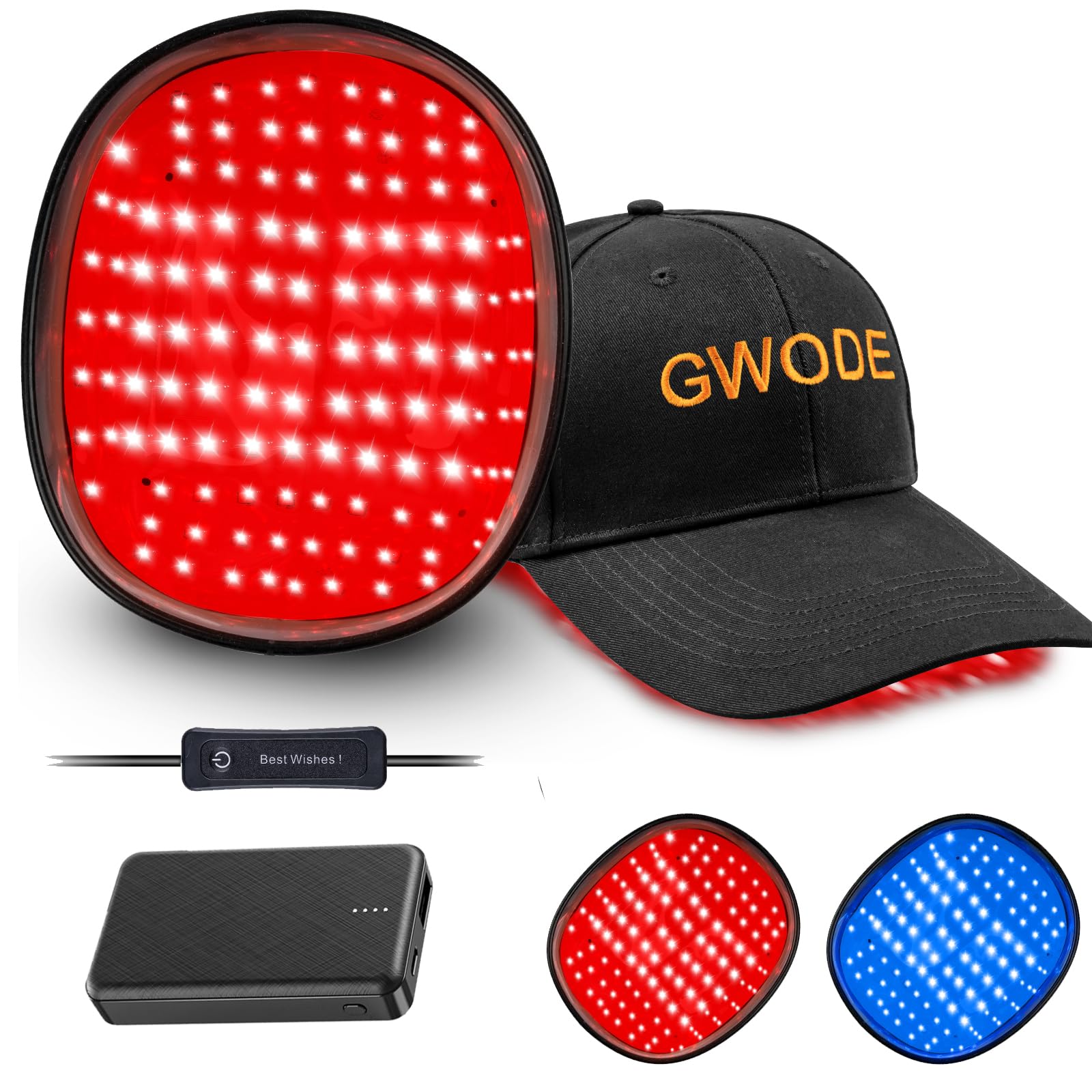 Laser Hair Growth Cap for Men & Women - FDA Cleared Hair Regrowth Treatment for Thinning Hair - At-Home Low Level Laser Therapy (LLLT) Device for Hair Loss Prevention & Scalp Stimulation - Perfect for Daily Use at Home or Office