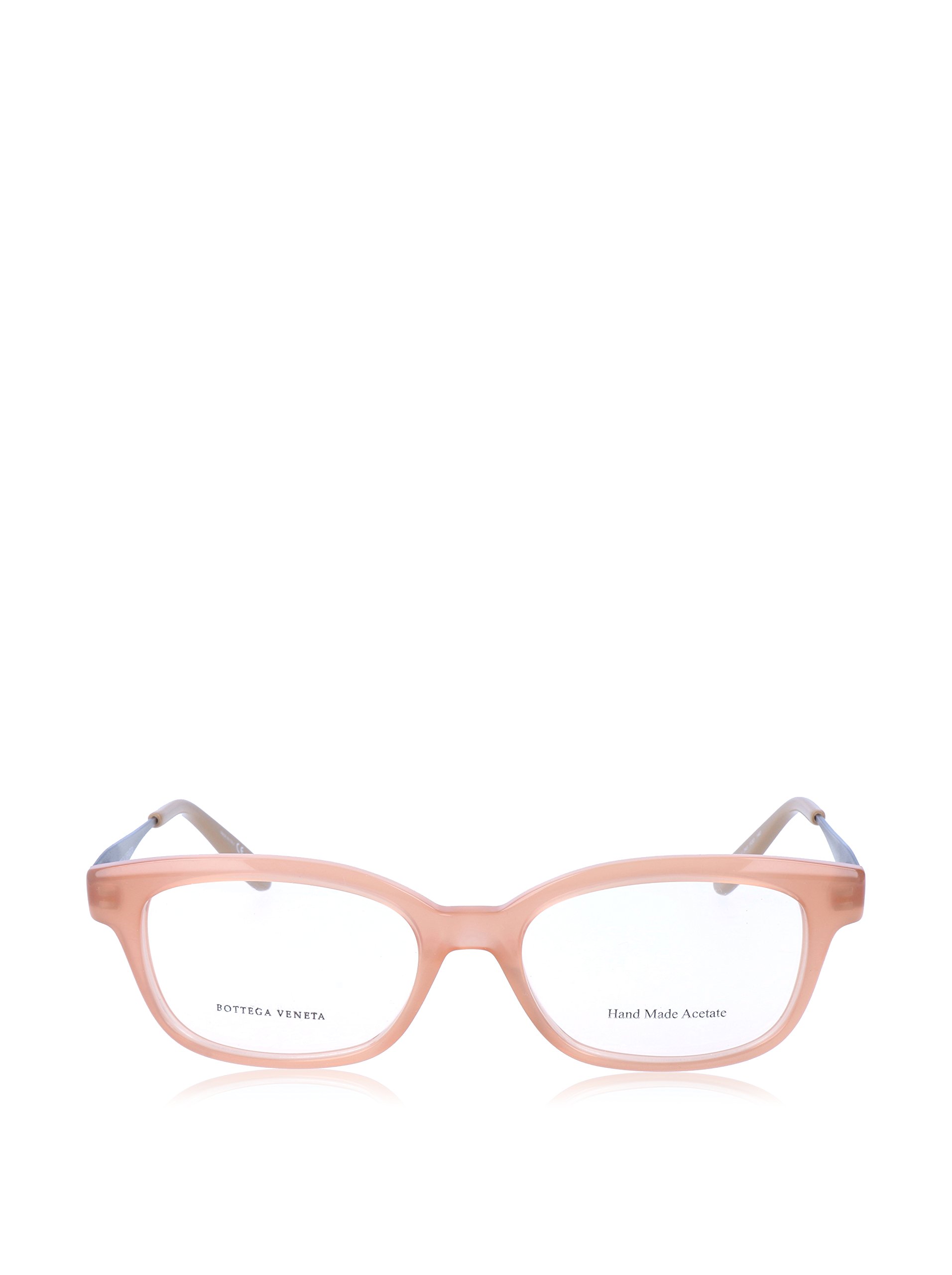 Bottega Veneta Pink Optical Frames with Hard Case & Cleaning Cloth - 50mm Lens Width, 17mm Bridge, 140mm Temple Length | Perfect for Women's Fashion, Office Wear & Everyday Eyewear