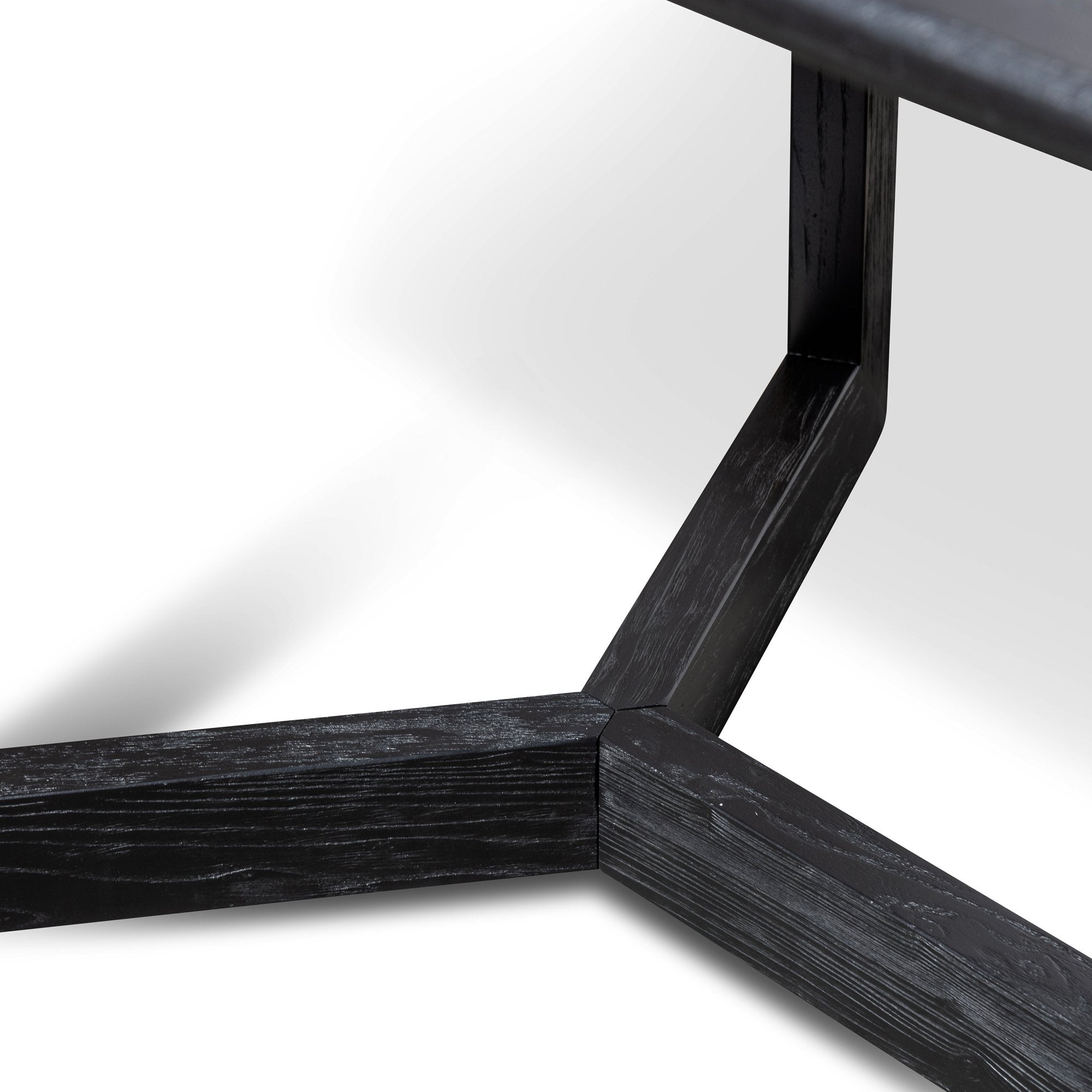 2.2m Black Dining Table - Modern & Stylish for Home, Restaurant, and Office Use