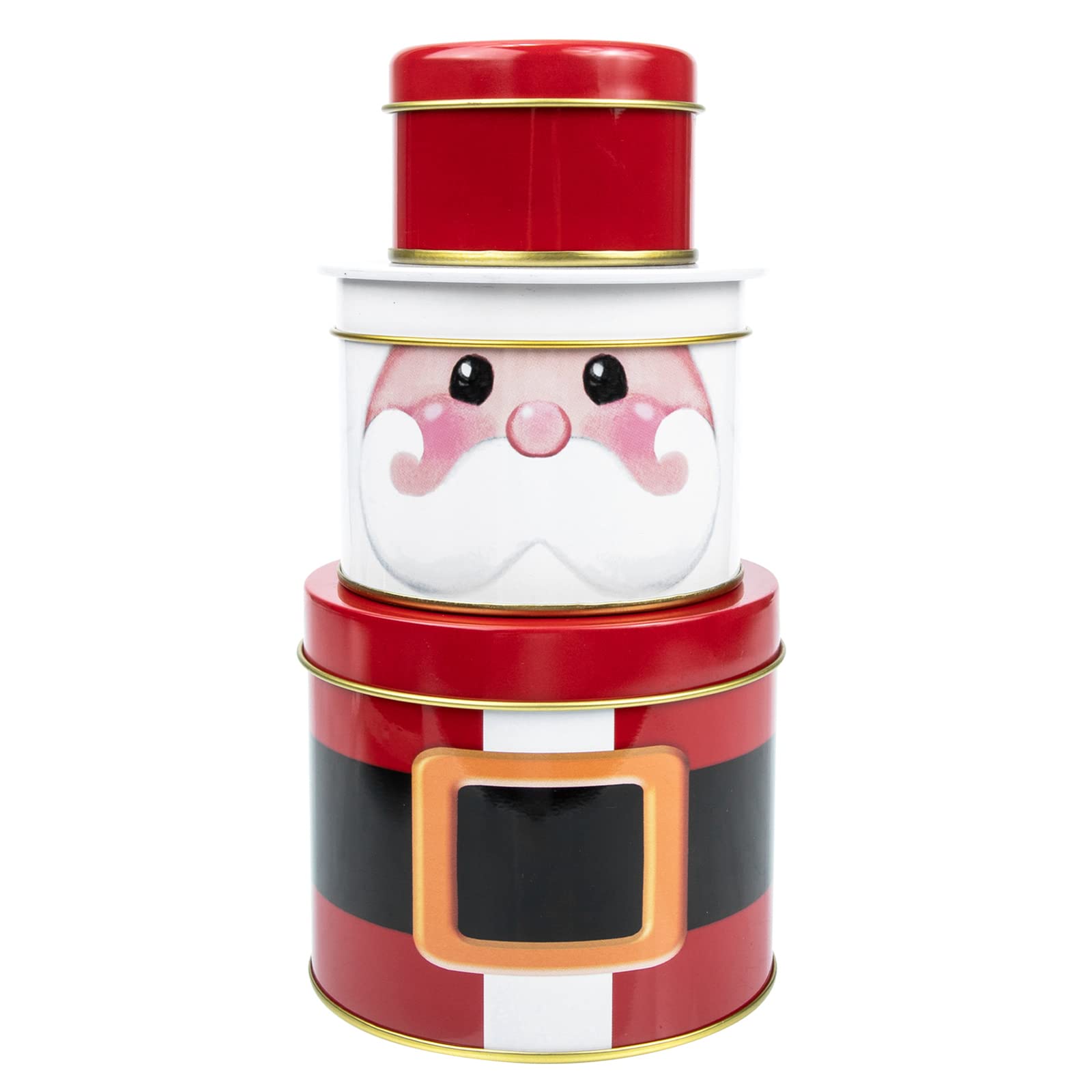 TENDYCOCO Christmas Cartoon Tinplate Storage Box - Holiday Candy Tin for Christmas Treats, Cookies & Gift Packaging - Perfect for Holiday Decor, Party Favors & Festive Storage