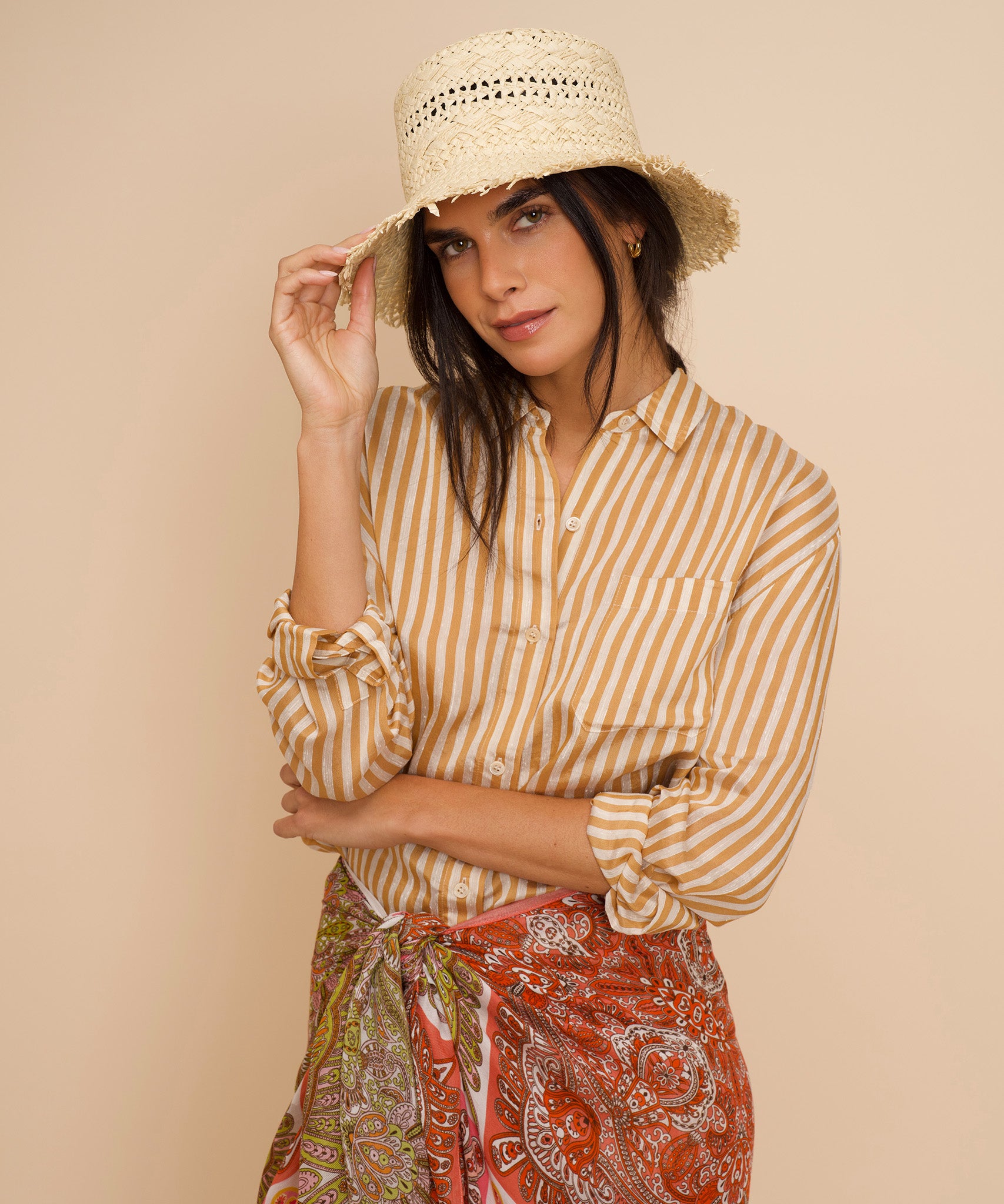Stylish Majorca Bucket Hat for Women & Men - UPF 50+ Sun Protection, Breathable & Foldable Summer Beach Hat - Perfect for Outdoor, Travel, and Vacation