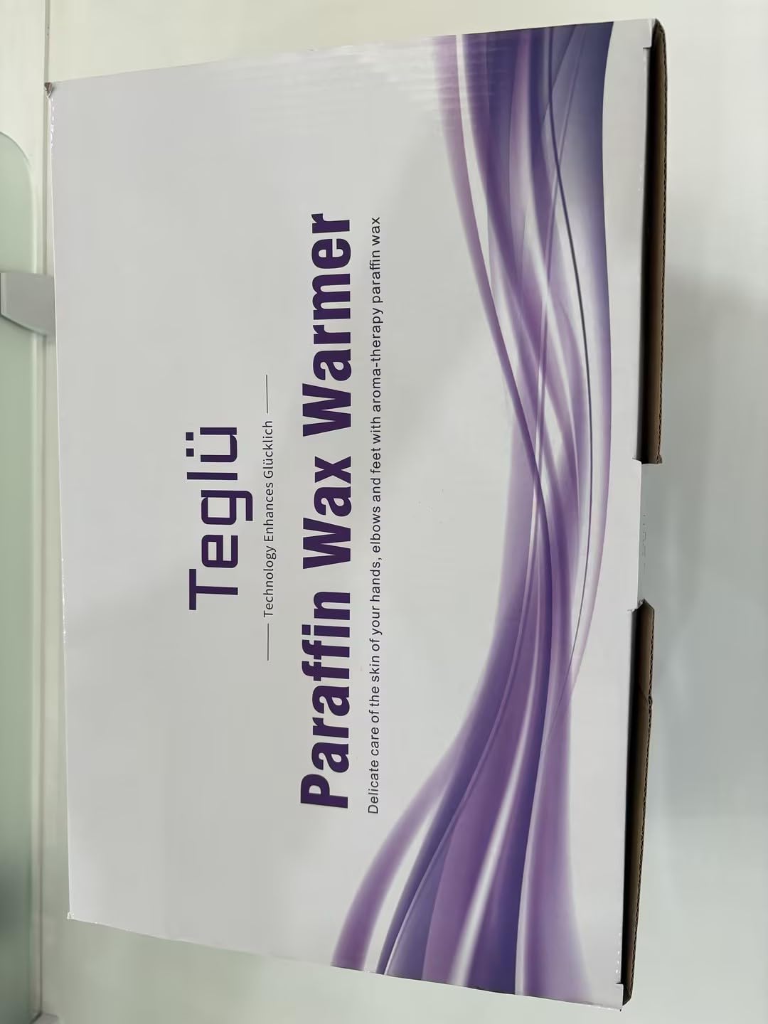 Teglu 4L Paraffin Wax Machine for Hand and Foot Spa with 3x 450g Wax Refills | Professional At-Home Hand & Foot Therapy | Perfect for Pain Relief, Moisturizing & Relaxation After Workouts, Manicures or Pedicures