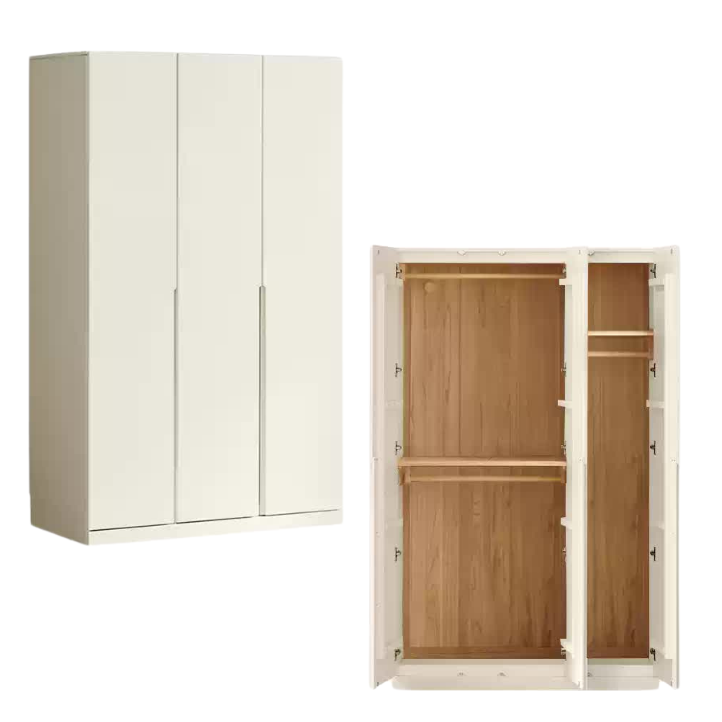 47.2 x21.7x78.7 inch / 120x55x200 сm /  White Color /  Wardrobe