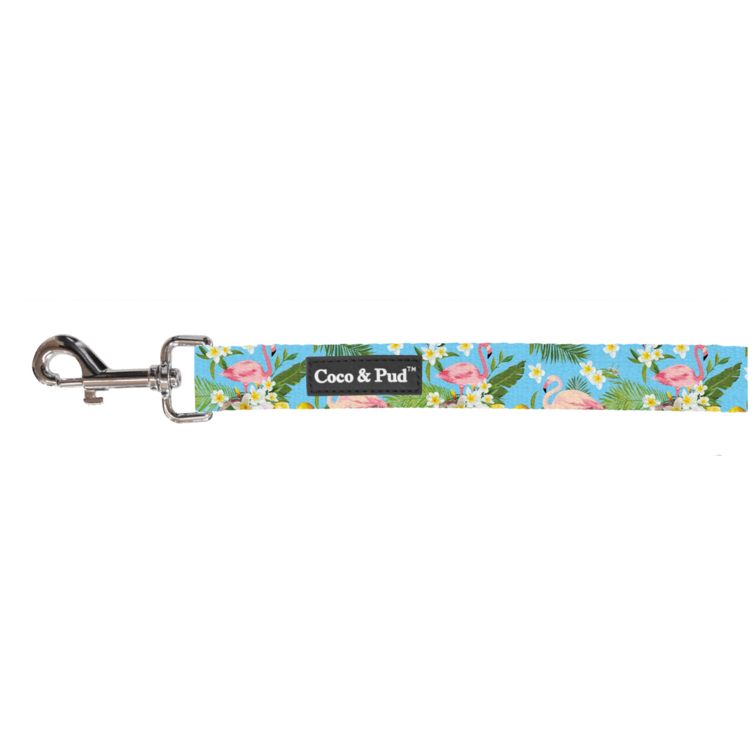 Flamingo Tropical Cat Lead - Adjustable Pet Leash for Small & Medium Cats - Perfect for Walking, Travel & Outdoor Adventures