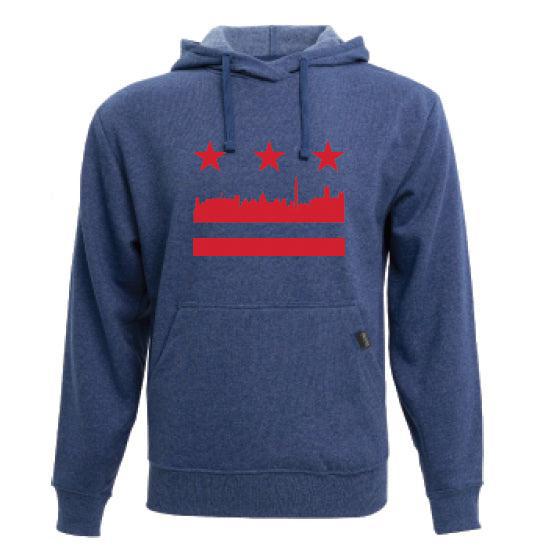 Recover DC Flag Hoodie - Patriotic American Flag Pullover Sweatshirt for Men & Women | Comfortable & Stylish for Outdoor Activities, Sports, and Casual Wear