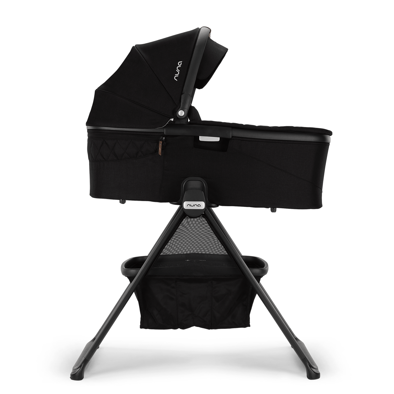 Nuna DEMI Grow Bassinet with Stand - Adjustable Height, Portable Baby Crib for Newborns - Perfect for Nursery, Bedroom & Travel