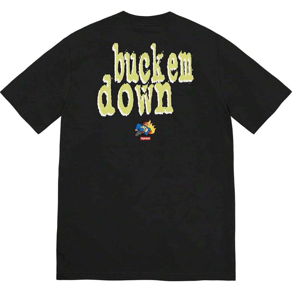 Supreme Duck Down Music Enta Da Stage T-Shirt Black | Hip Hop Streetwear for Concerts & Urban Fashion