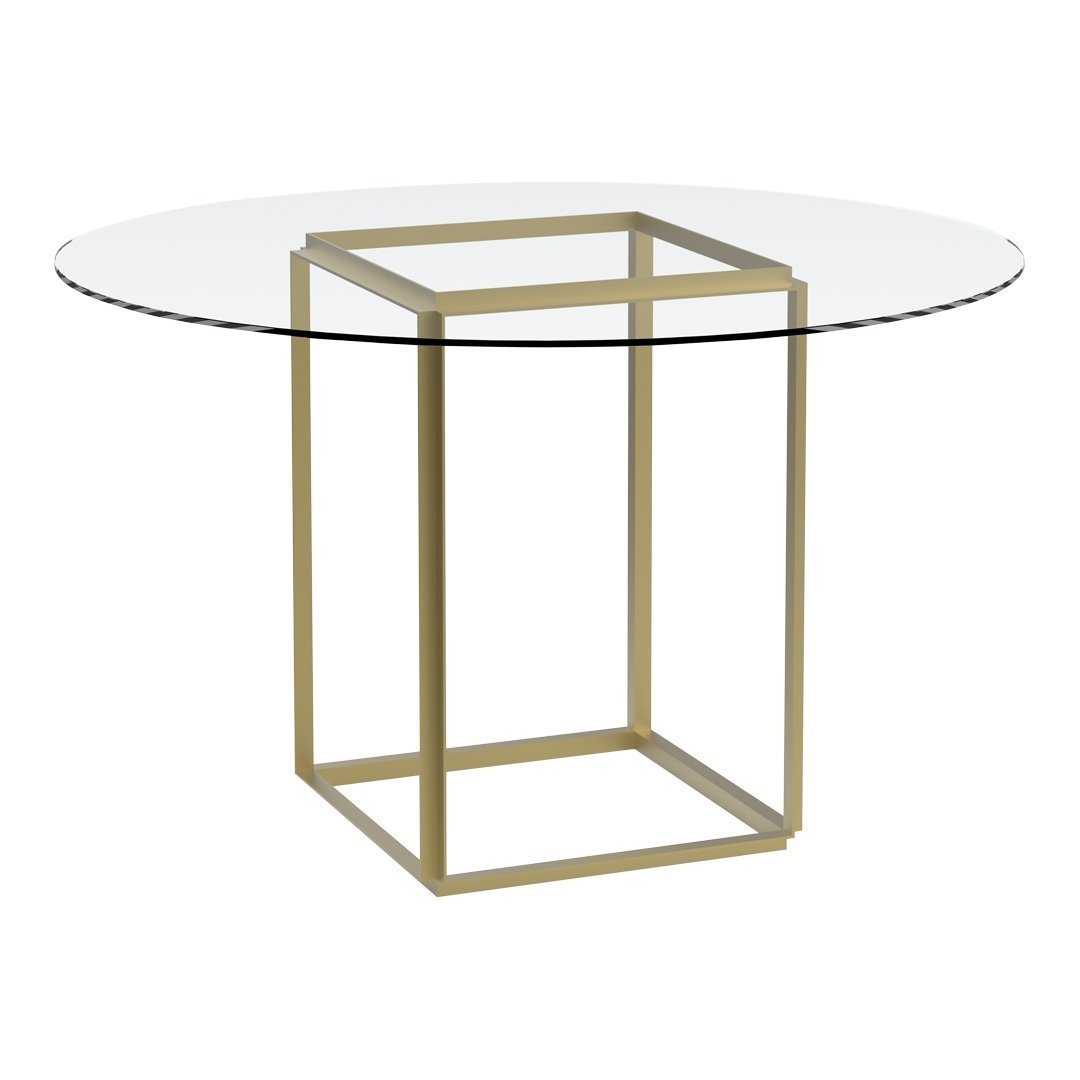 Florence Round Dining Table - Elegant Modern Kitchen & Dining Room Furniture for Home Decor | Perfect for Family Gatherings & Dinner Parties