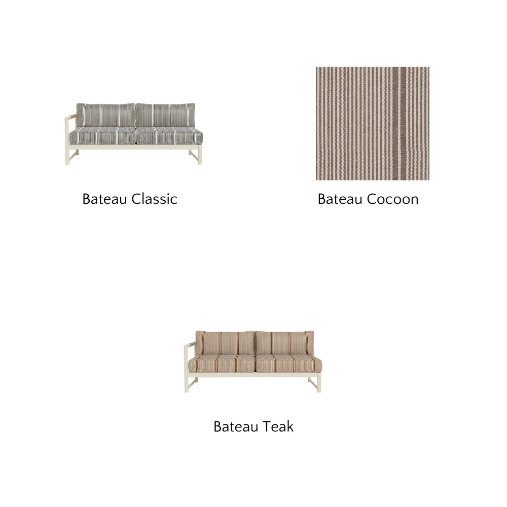 Breeze XL Outdoor 2-Seat Patio Sofa with Left Armrest - Perfect for Backyard, Garden, and Poolside Relaxation