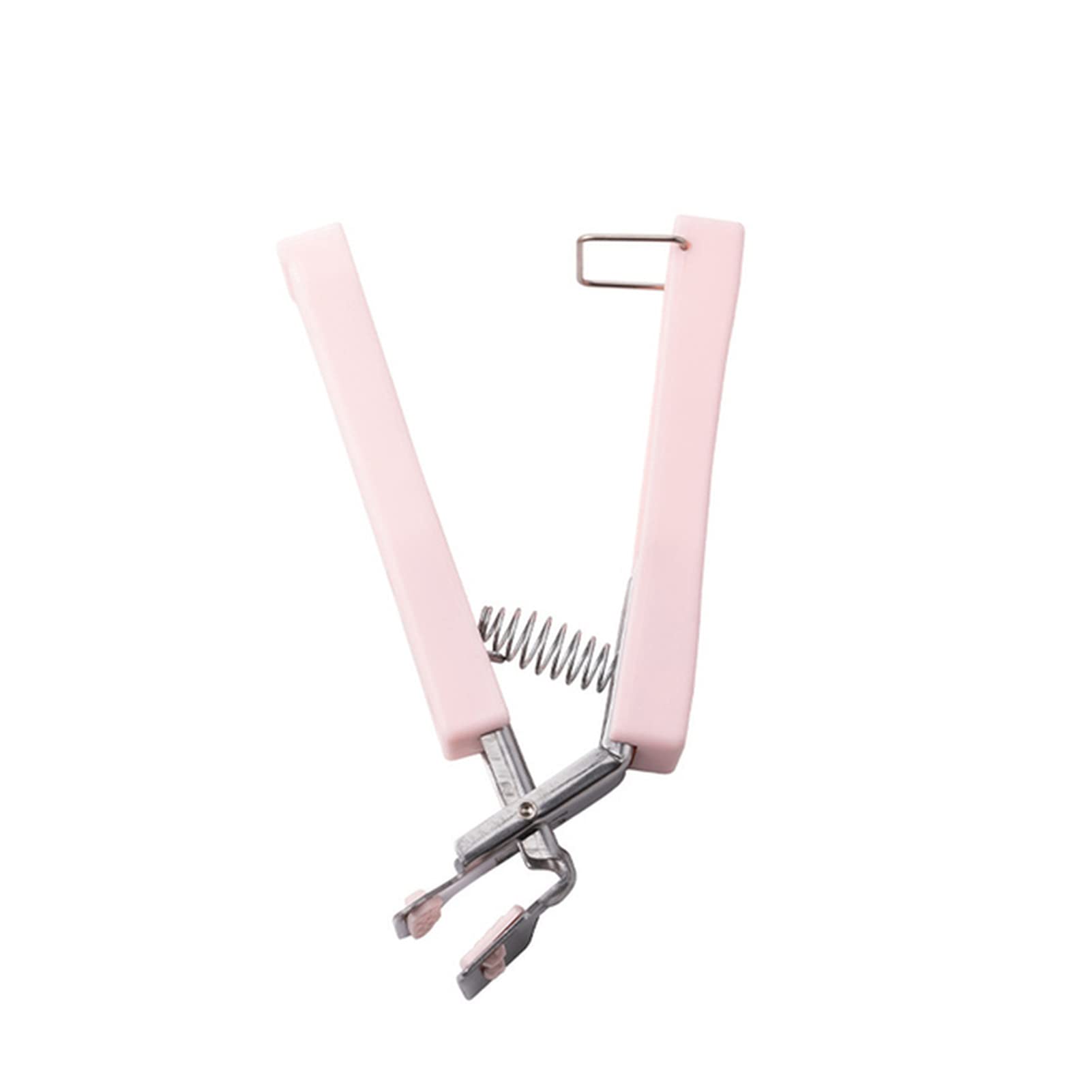Stainless Steel Kitchen Tongs - Heat Resistant Bowl Holder, Pot Gripper & Plate Clip for Hot Dishes - Perfect for Serving, BBQ, Cooking & Baking (Pink, Size A)