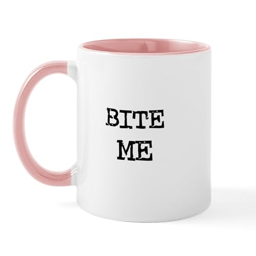 White/Pink Inside - Bite Me Mug