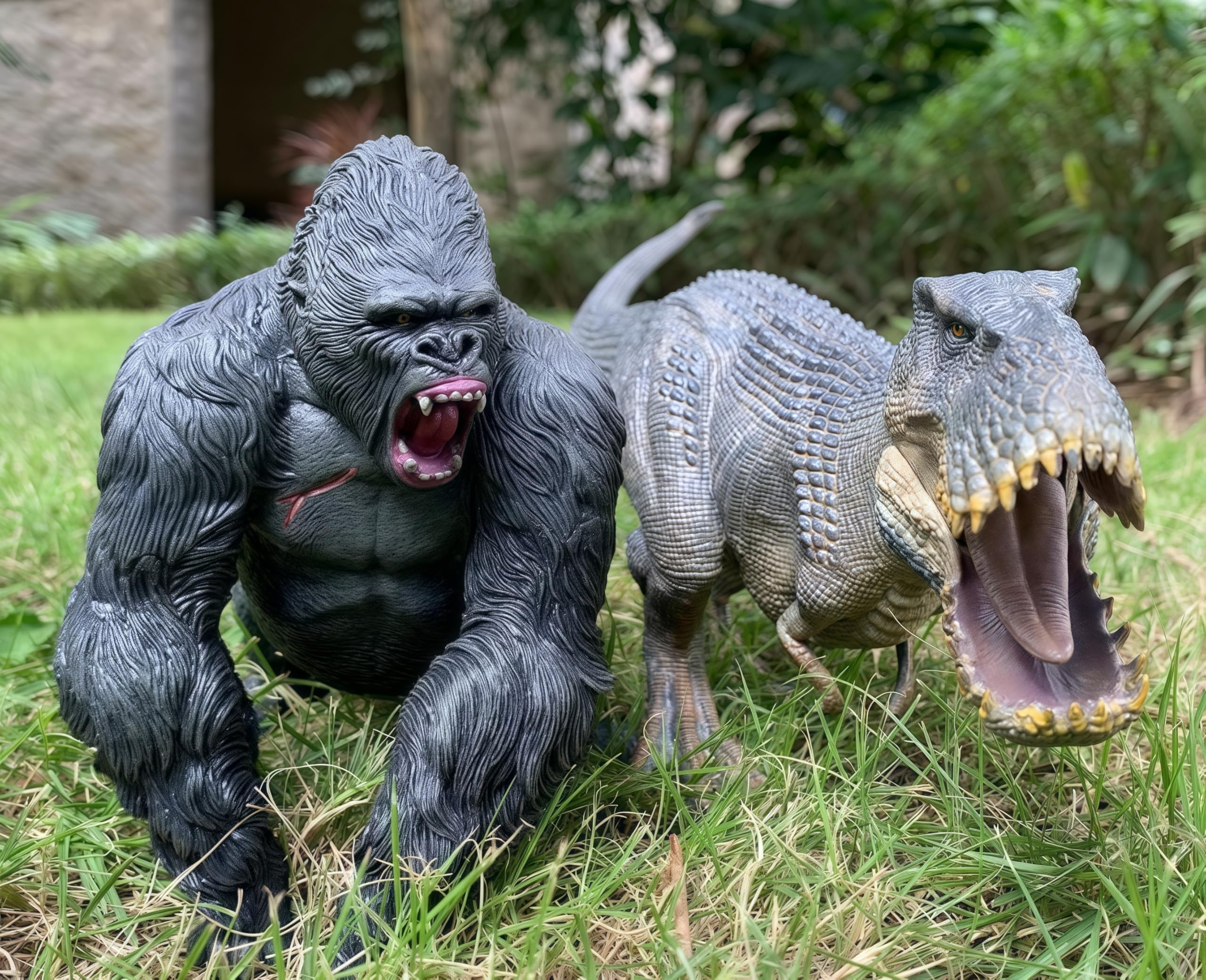 Gemini & Genius King Kong Toys - Vastatosaurus Rex Dinosaur Action Figure with Movable Jaw, Gorilla Toy for Kids | Dinosaur World Collection, Birthday Gift for Boys & Girls | Perfect for Playtime, Collecting, and Dinosaur-Themed Parties