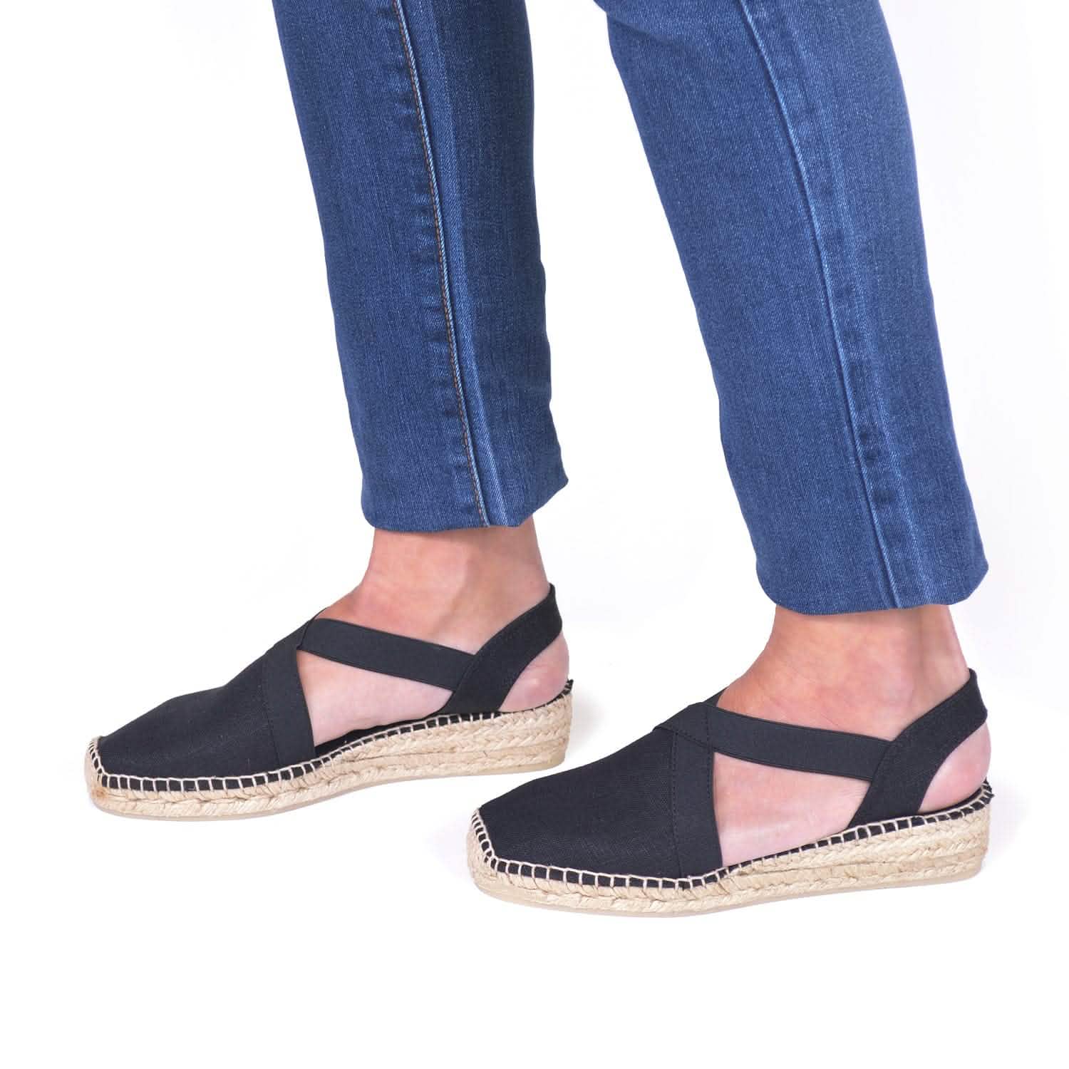 Women's Plain Linen Wedge Espadrille Sandals - Comfortable Summer Casual Shoes for Beach, Vacation & Everyday Wear | Verona Collection