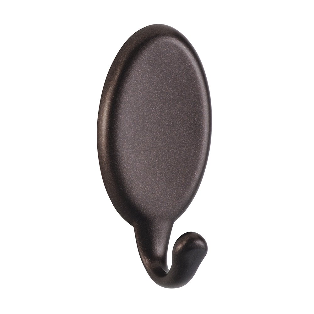 InterDesign Cameo Self Adhesive Hooks - Bronze Wall Hooks for Bathroom, Kitchen, Dorm Room - Damage-Free Hanging Solution for Towels, Robes, Keys & More