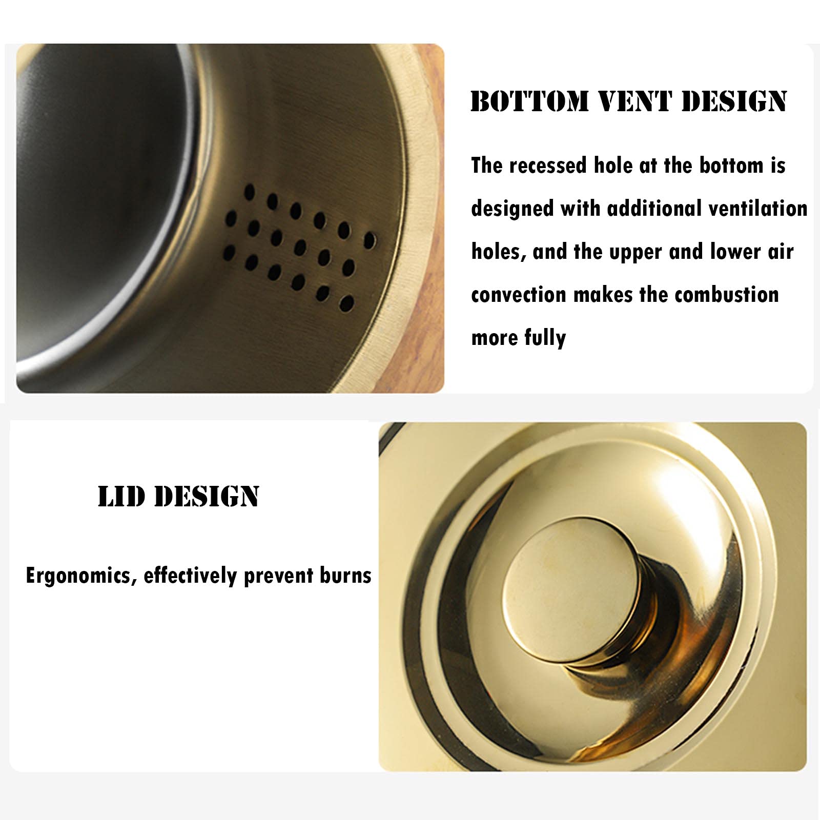 Stainless Steel Incinerator Can - Outdoor Burn Barrel for Yard, Backyard & Home Use | Fire Pit with Stand & Hook | Perfect for Camping, Bonfires & Waste Disposal