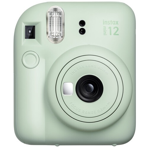 FUJIFILM INSTAX MINI 12 Instant Camera with Film - Mint Green | Perfect for Parties, Travel & DIY Photo Albums