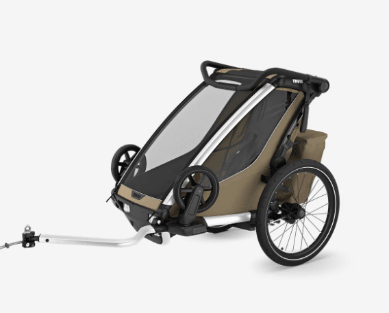 Thule Chariot Sport 2 Single Stroller & Bike Trailer - Lightweight Jogging Stroller for Kids, All-Terrain Baby Carrier for Running, Cycling & Hiking - Perfect for Active Families & Outdoor Adventures